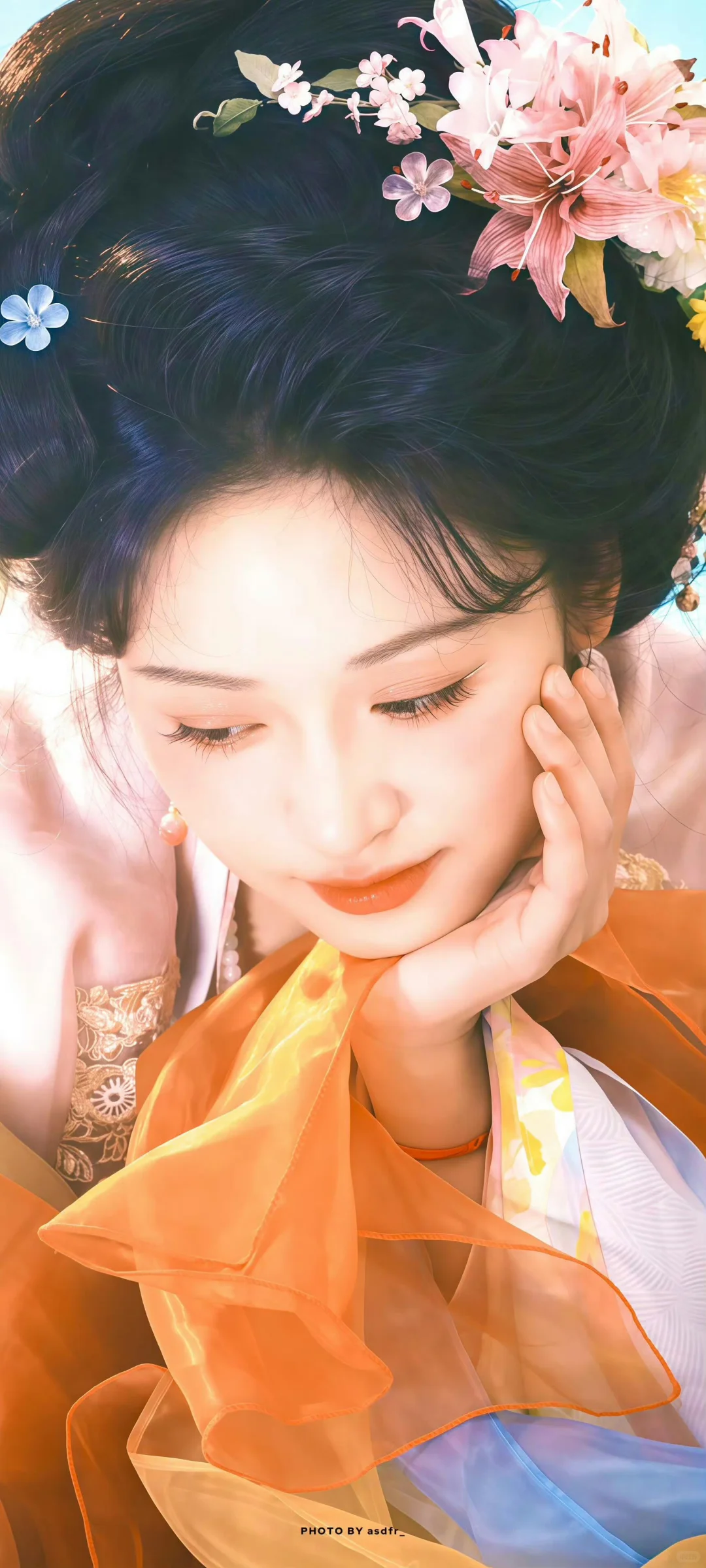 沈月〡18张可爱甜美少女头像壁纸清新图甜妹