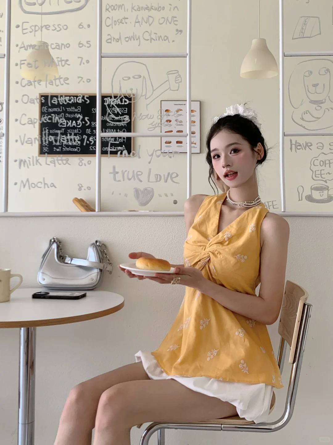 韩女拍照📷