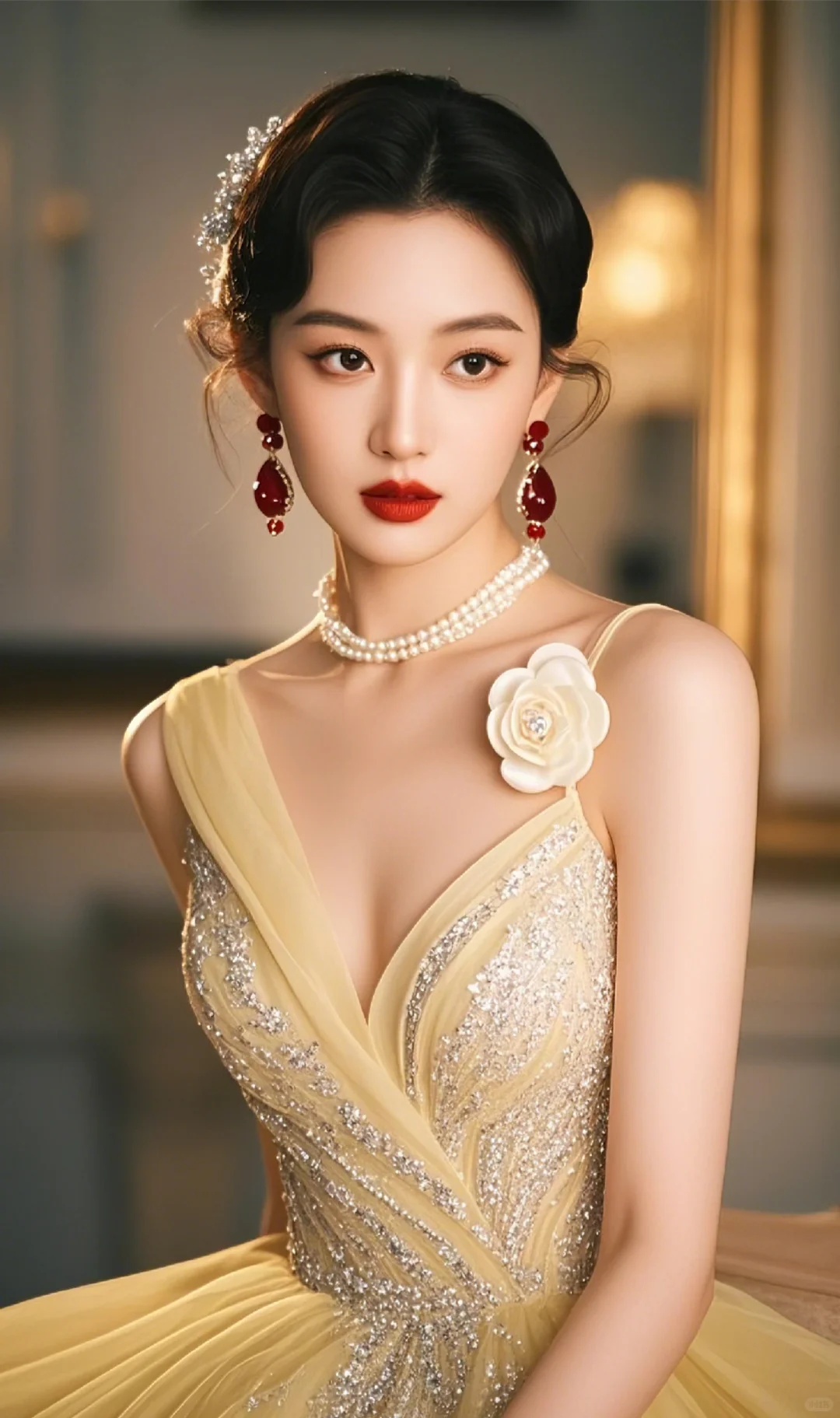 这颜值也太仙了吧！太美了！气质女神【ai】