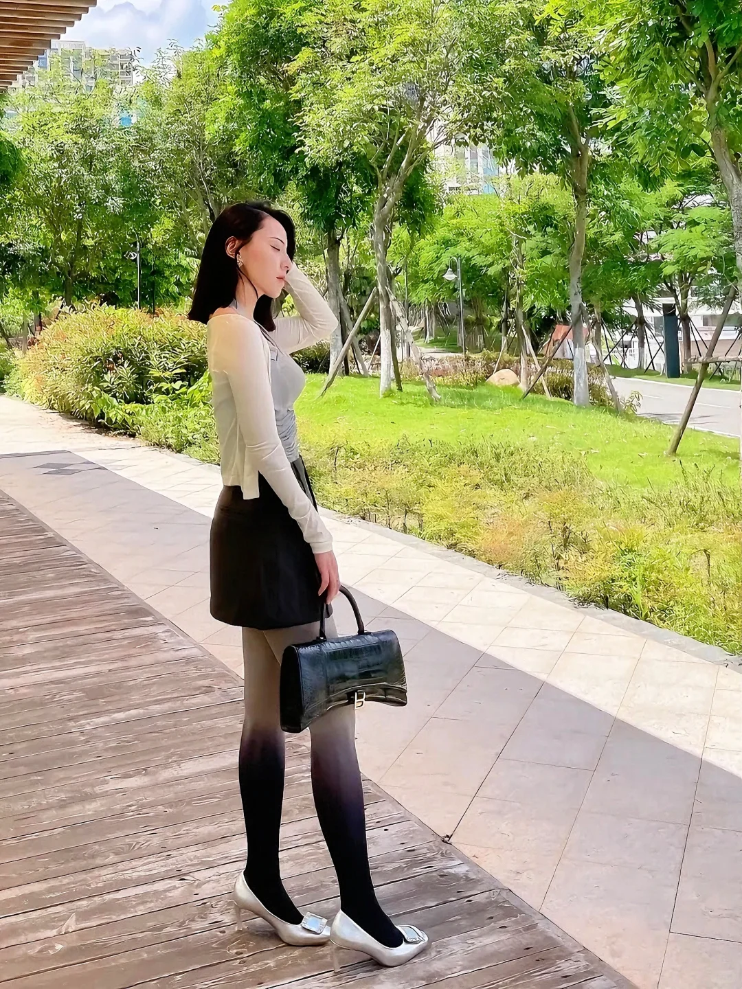 渐变丝袜真的很好看