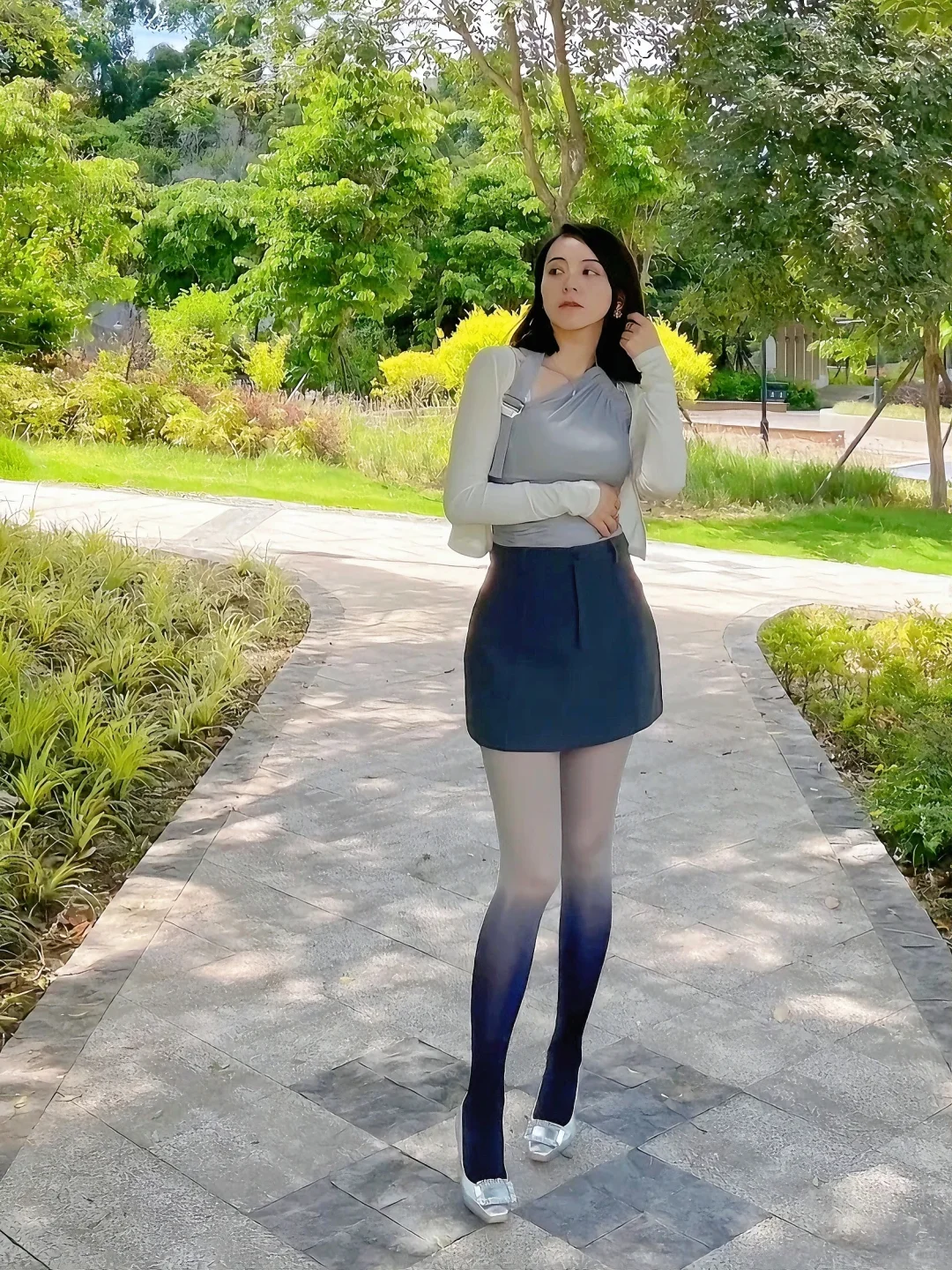 渐变丝袜真的很好看