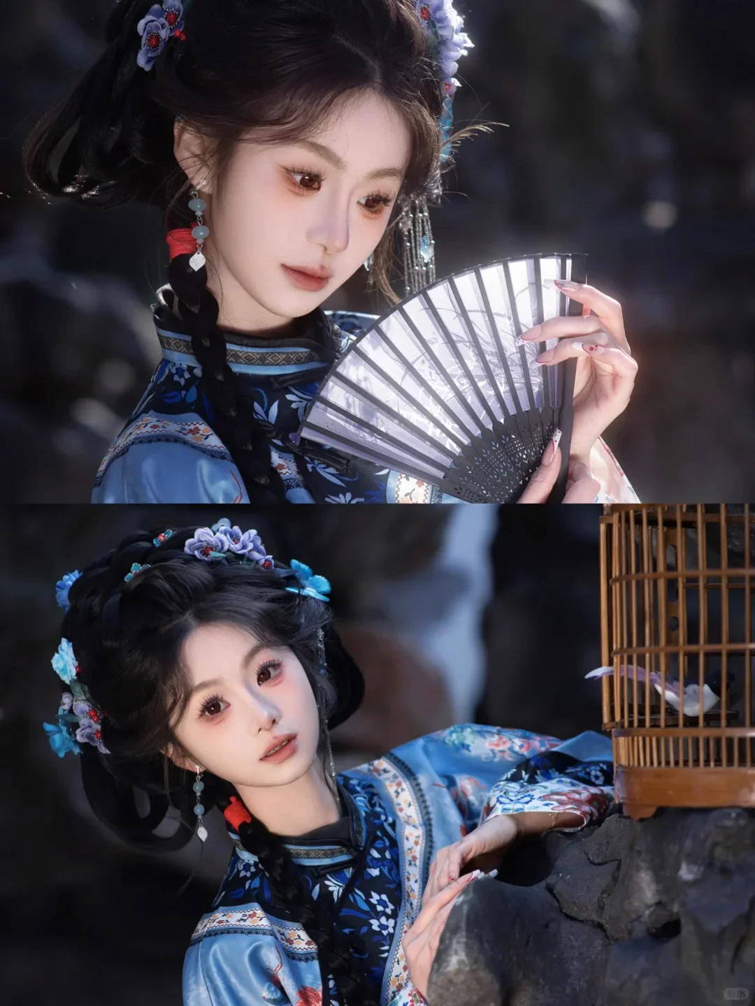 被pyq夸爆了的氛围感💙清汉女写真‼️