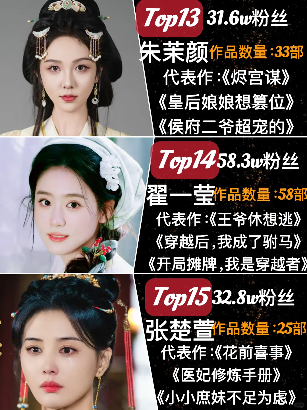 短剧古装女主，你喜欢哪一位？