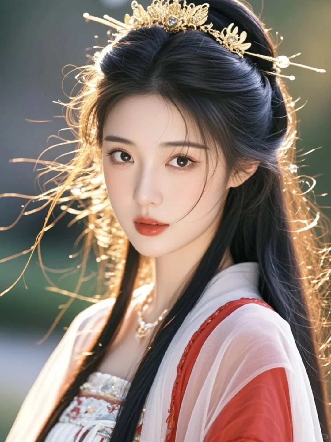 清冷感汉服，真的好美啊！