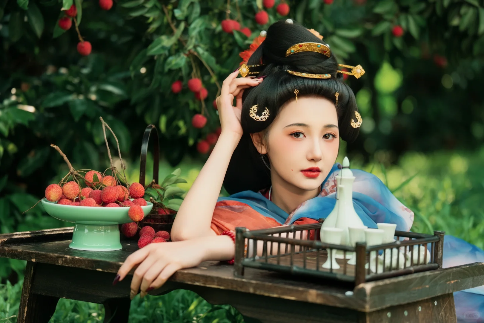 汉服荔枝宴，绝美！