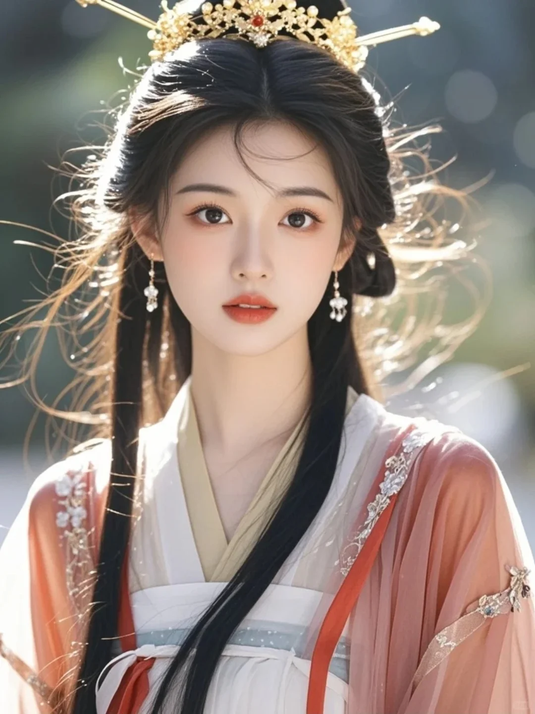 清冷感汉服，真的好美啊！