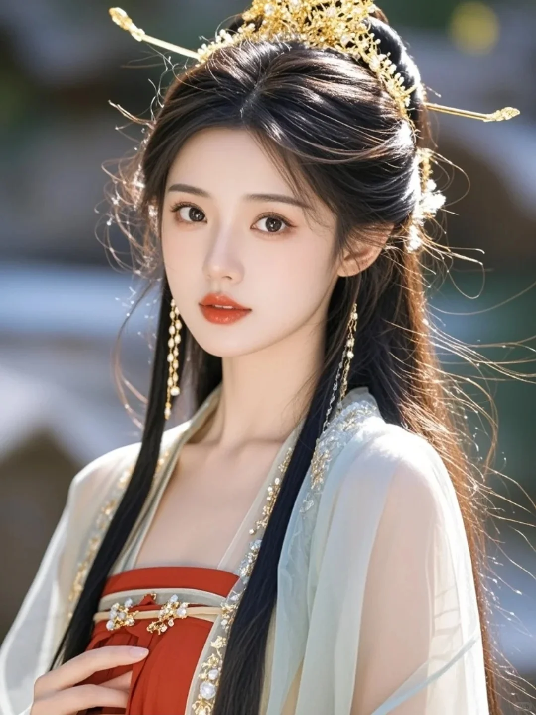 清冷感汉服，真的好美啊！