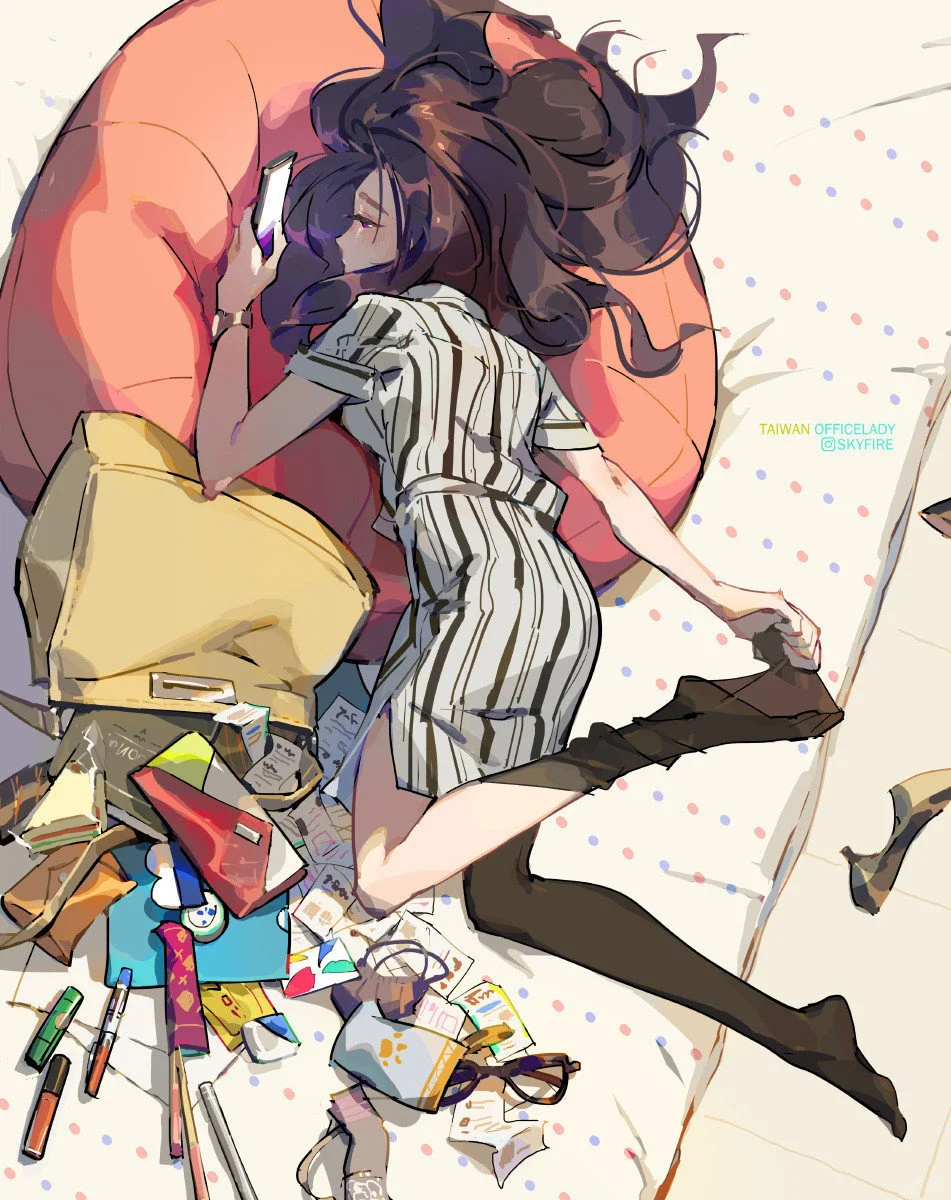 OL少女的打工生活日常，有着强烈的代入感