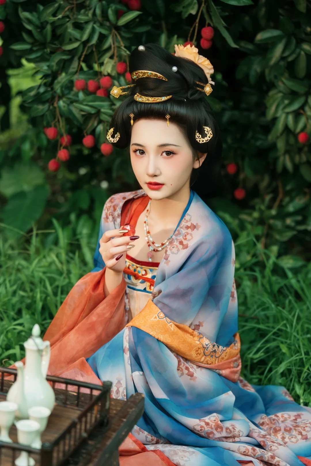 汉服荔枝宴，绝美！