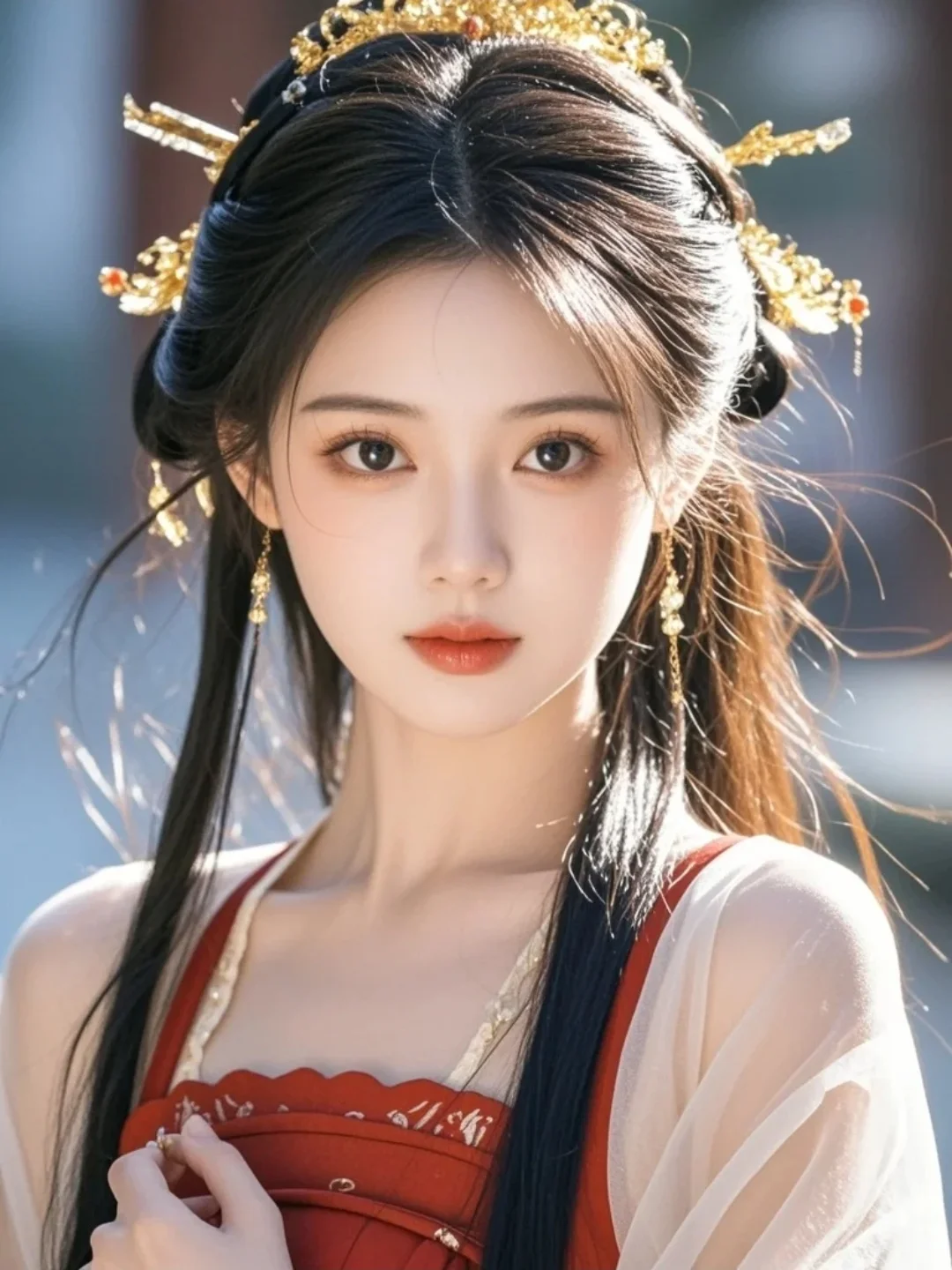 清冷感汉服，真的好美啊！