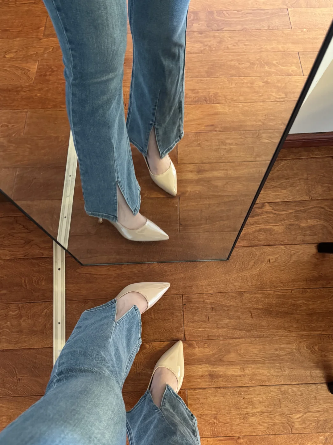 女研的第一双高跟鞋！
