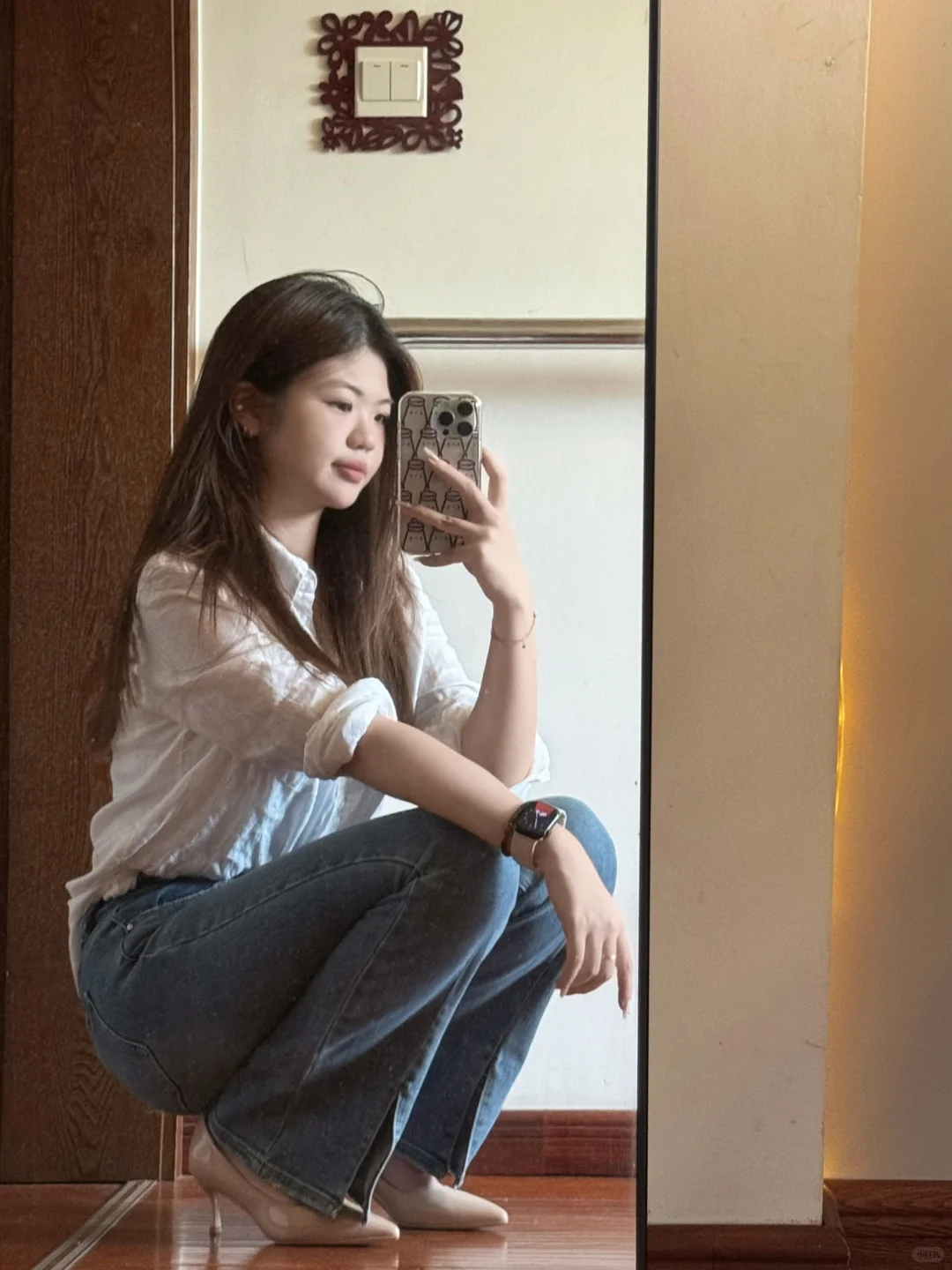 女研的第一双高跟鞋！