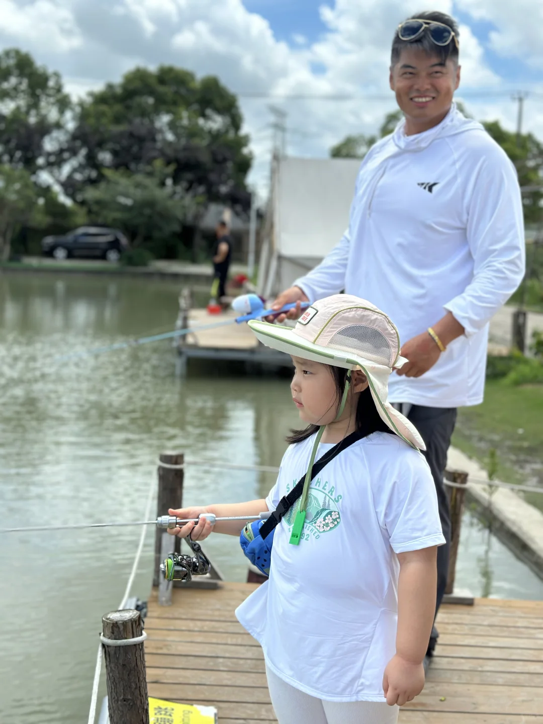 优雅的女钓手，实在太优雅！