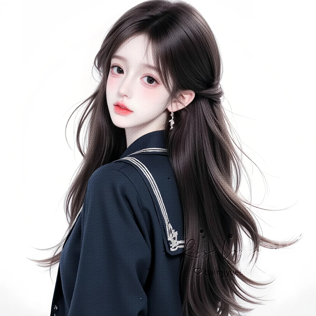 白底女头┃纯