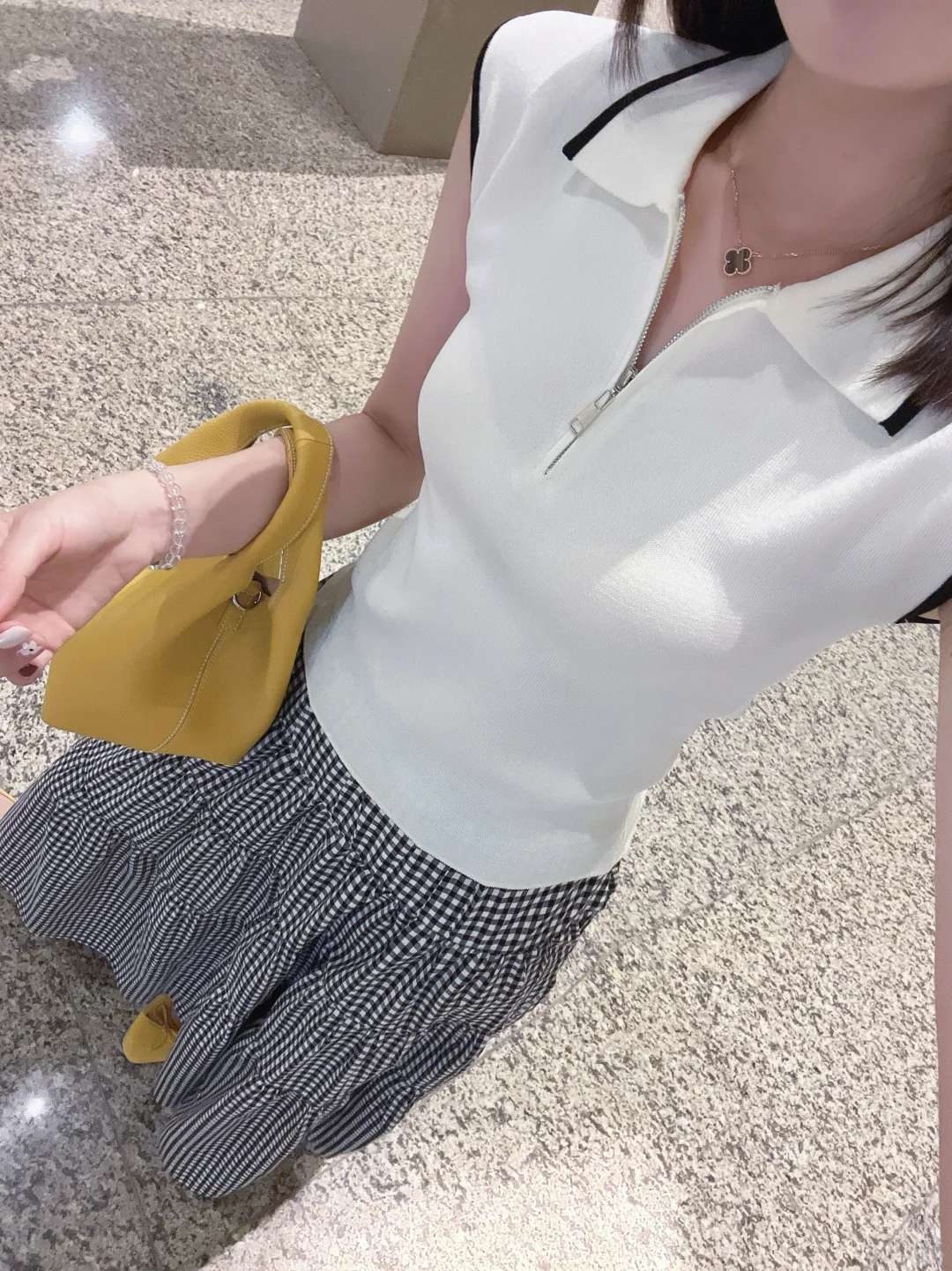 看展日常💛 今日格子裙女孩儿👧🏻