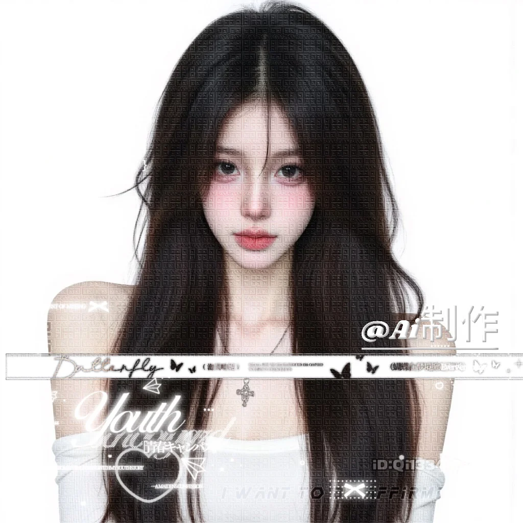 白底女头｜清冷感御姐