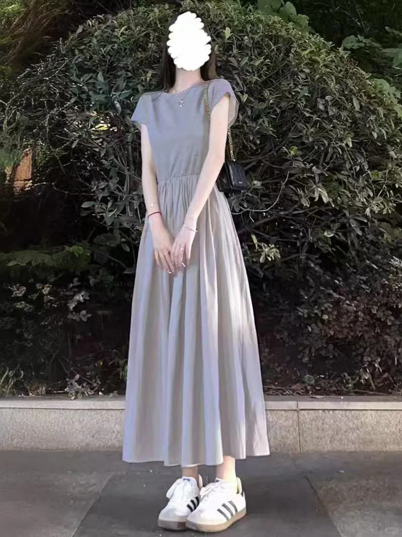 又乖又温柔～哥弟拼接裙➕腰带也太美了吧！！！