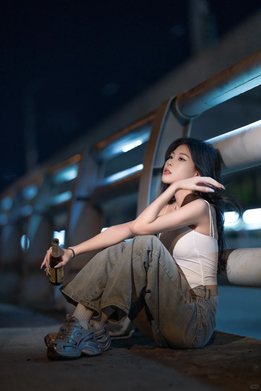 十里长堤，太适合夜晚拍照了
