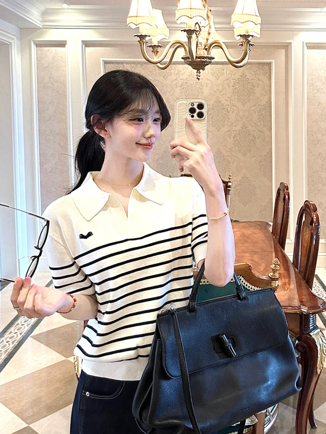 🖤｜今日份低马尾松弛oni～