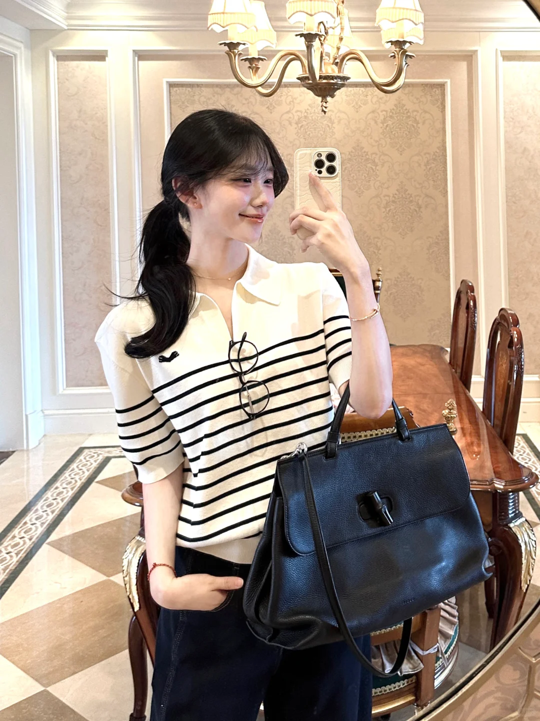 🖤｜今日份低马尾松弛oni～