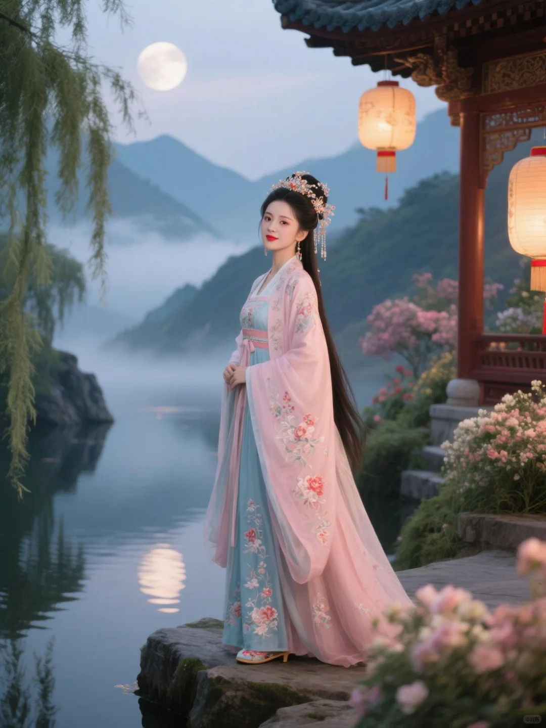 古典美人，穿越千年的柔情与诗意