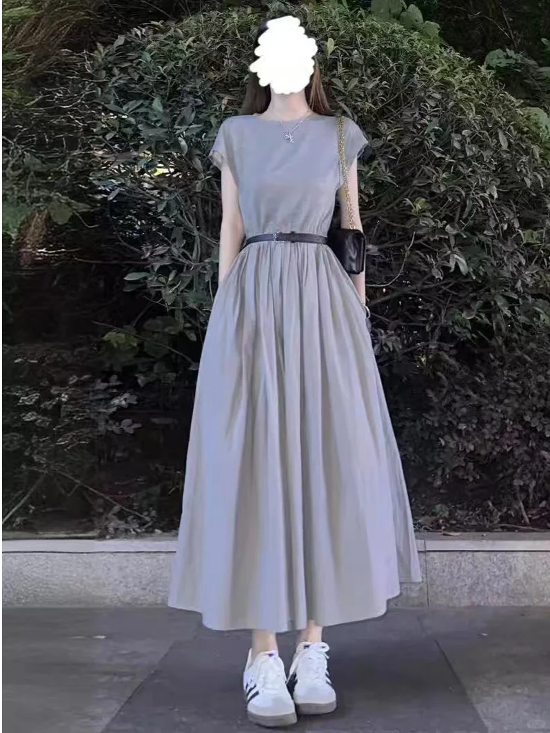 又乖又温柔～哥弟拼接裙➕腰带也太美了吧！！！