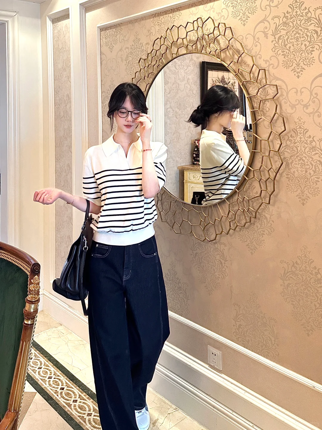 🖤｜今日份低马尾松弛oni～