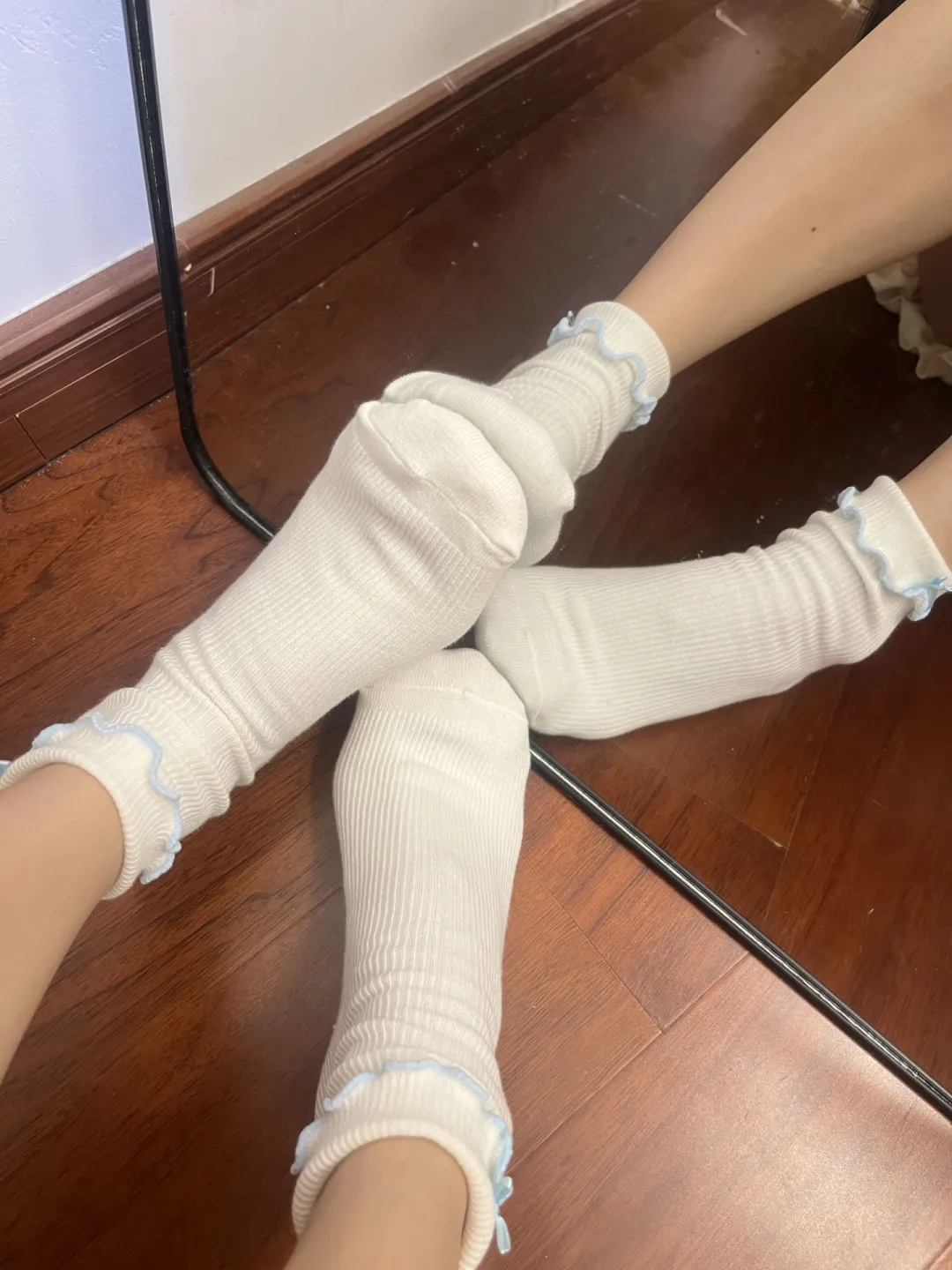 我真的好爱我的美脚袜～