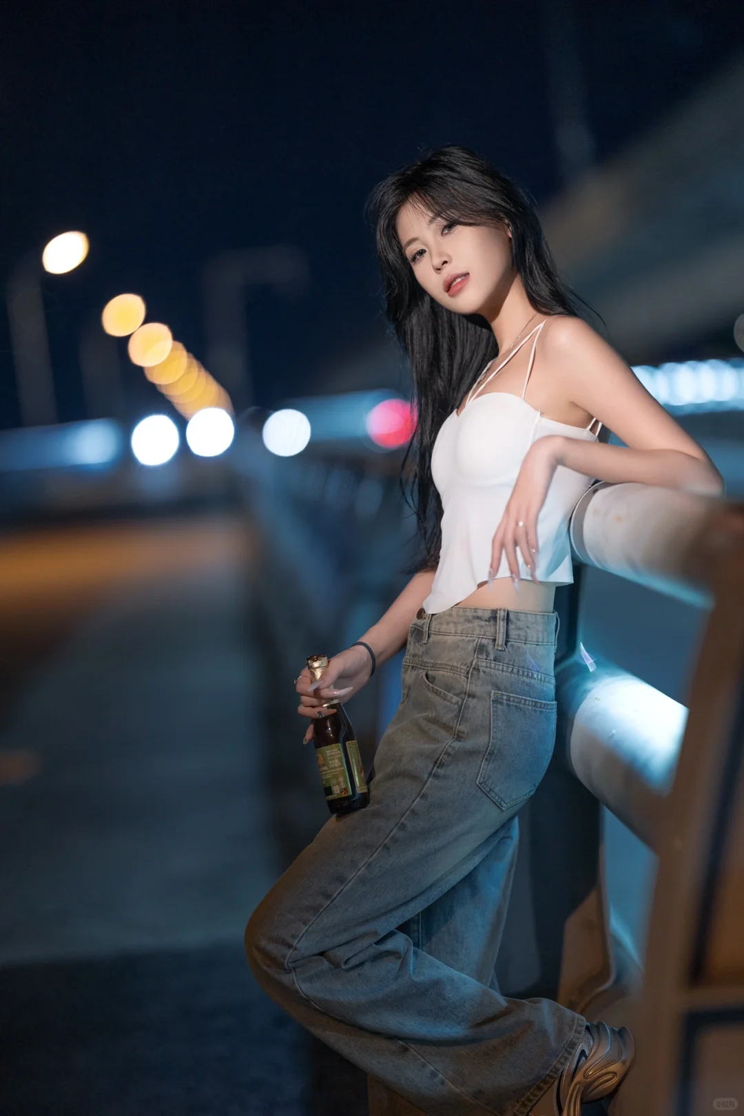 十里长堤，太适合夜晚拍照了