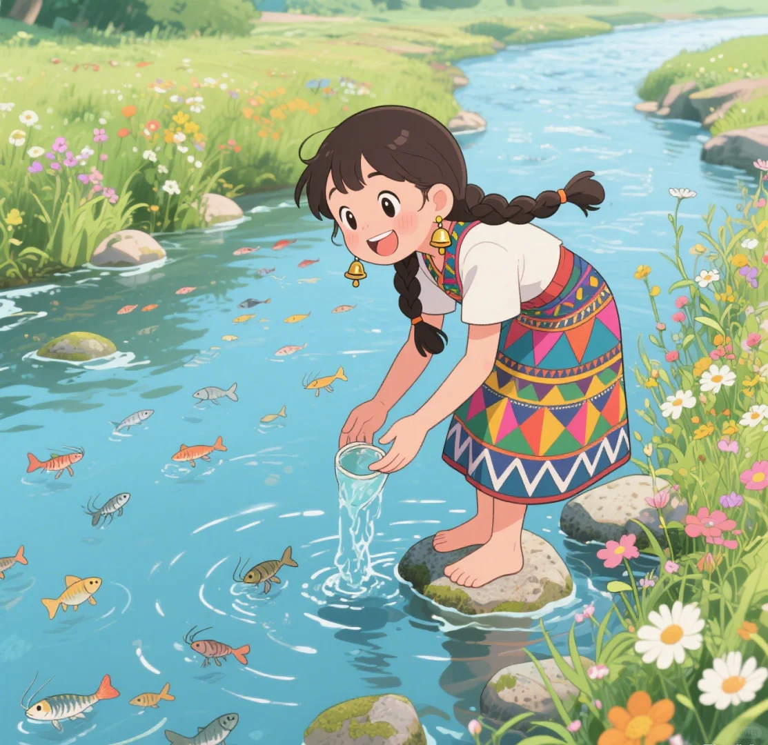绿色系动漫少女头像