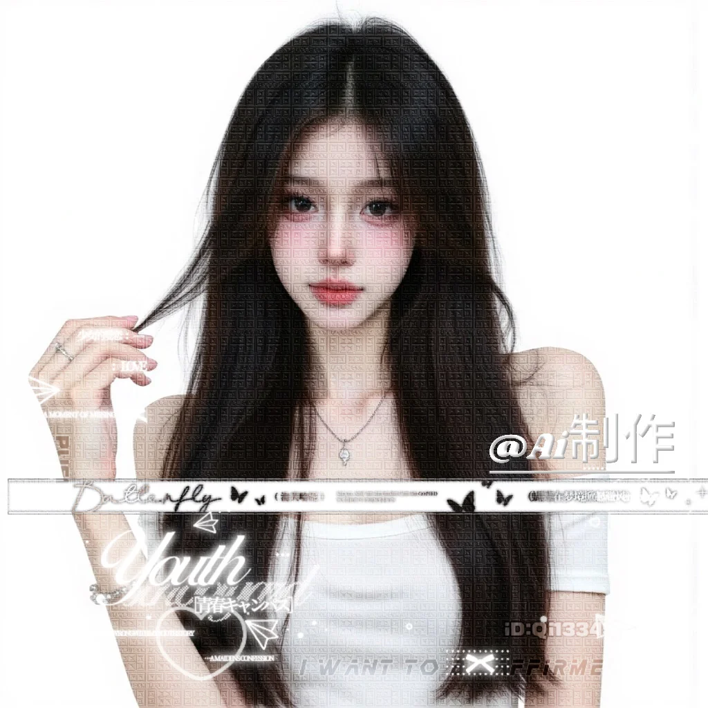 白底女头｜清冷感御姐