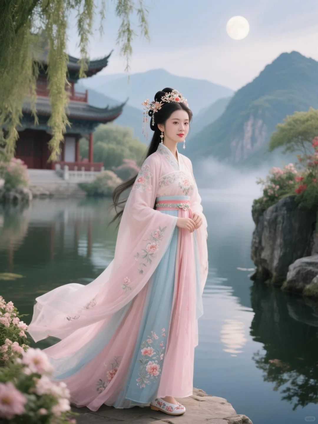 古典美人，穿越千年的柔情与诗意
