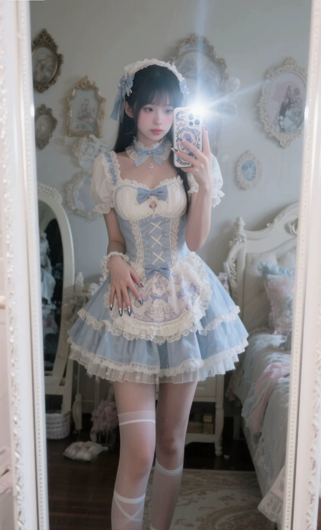 可爱女孩洛丽塔，生成文案分享