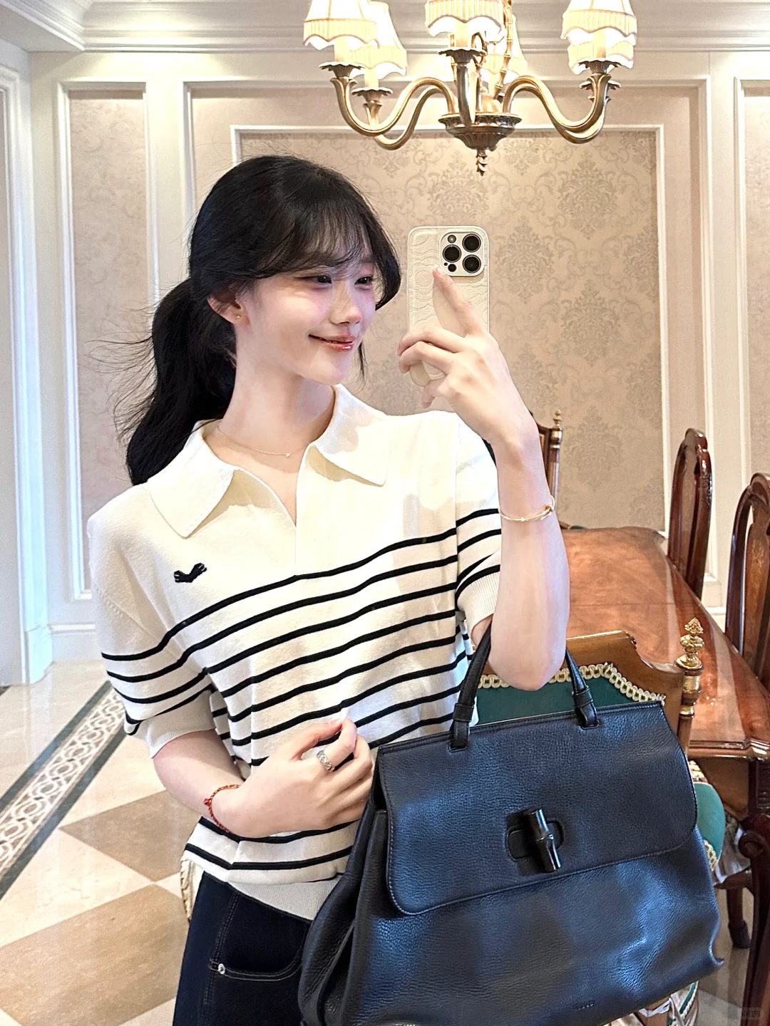 🖤｜今日份低马尾松弛oni～