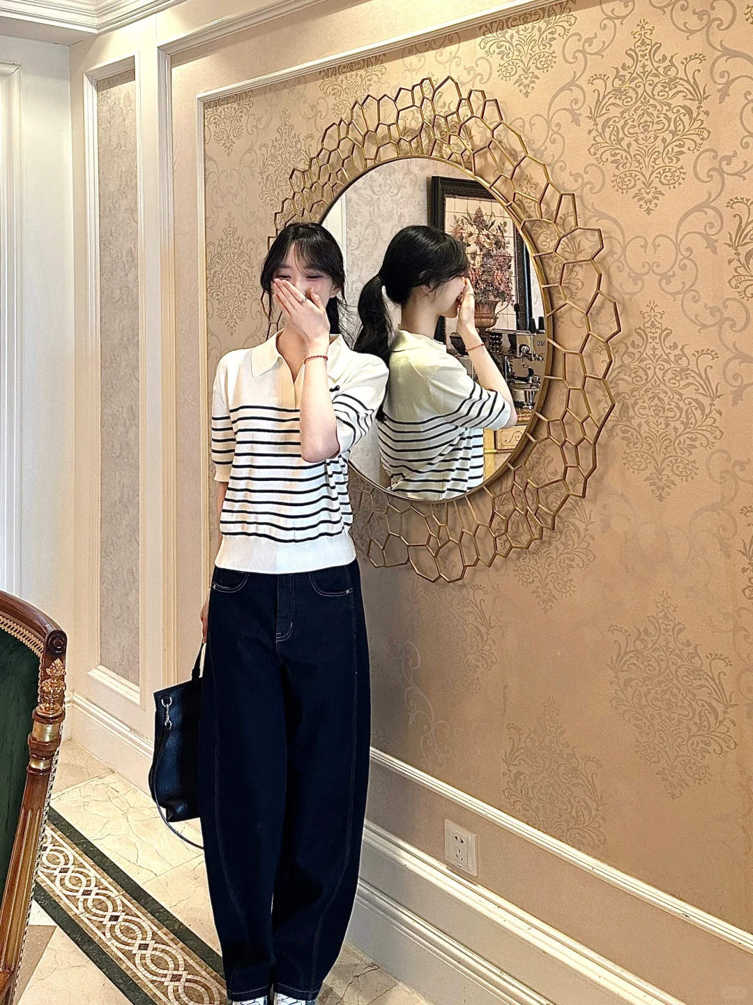 🖤｜今日份低马尾松弛oni～