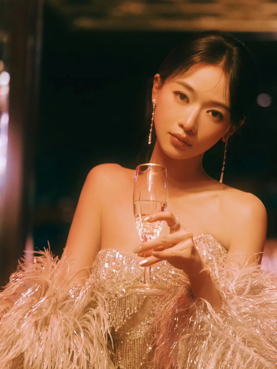 吴谨言美得不知天地为何物