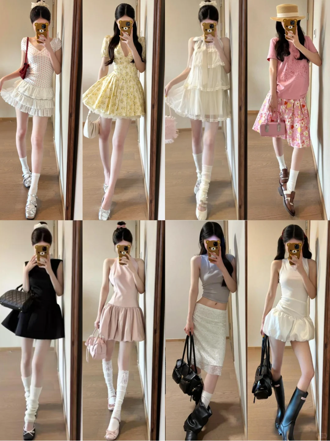 4⃣0⃣套｜夏日韩系甜美风穿搭分享🫧