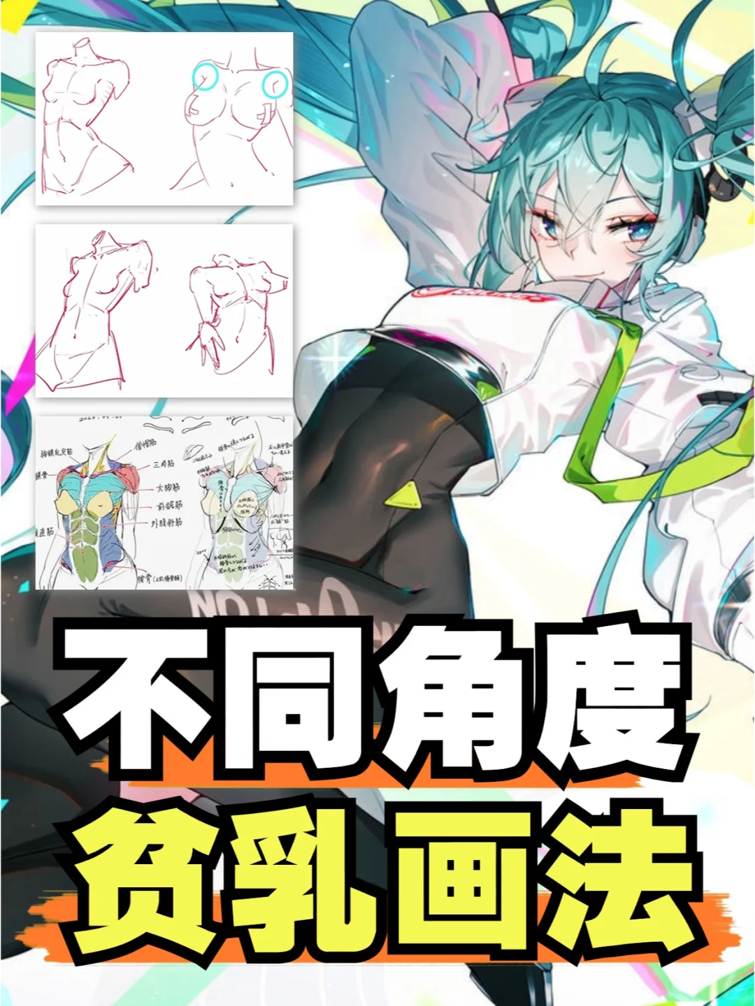 学透这12页纸，你画贫乳就很厉害了！！