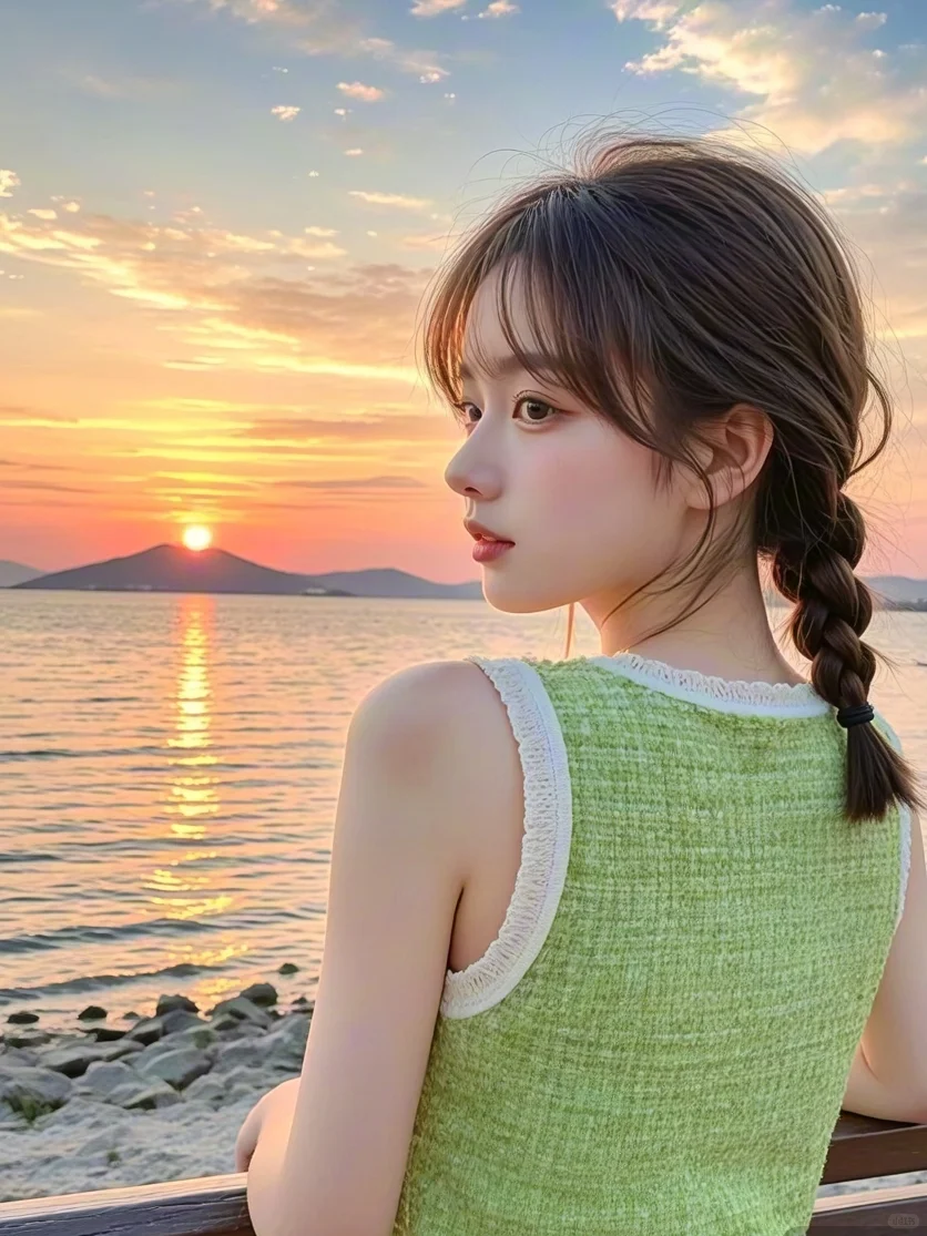 女生头像🍐🍋夏日氛围感背影治愈女头