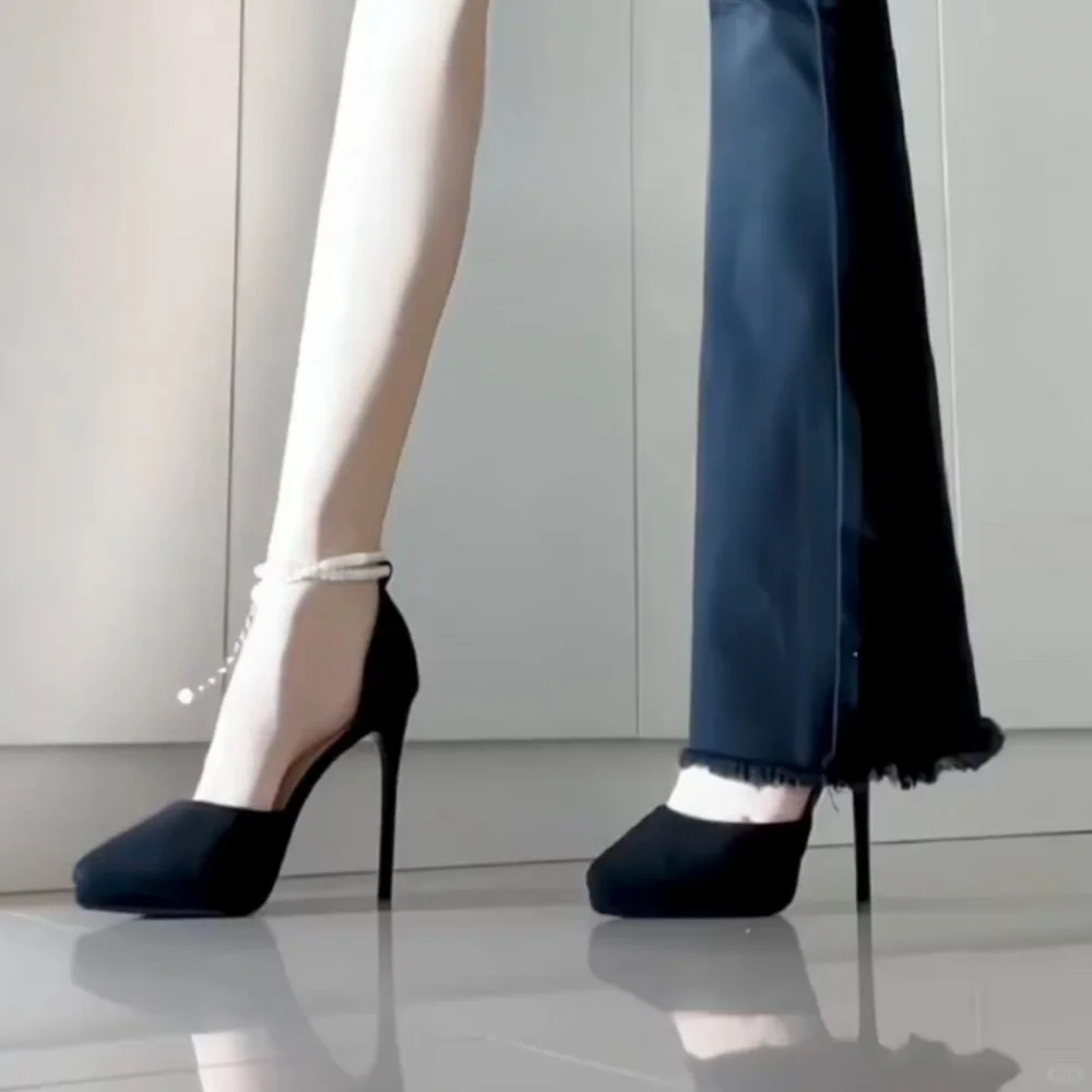 👠炫酷黑色高跟鞋🖤时尚女生必备