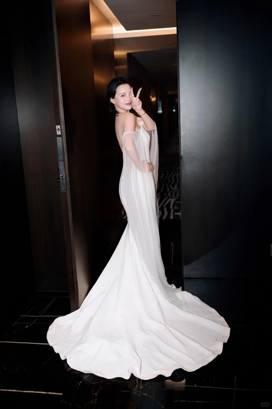 梦里的婚纱是Verawang给的.