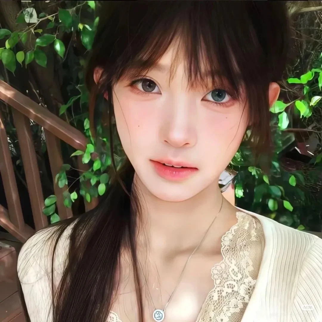 绿色清新女头