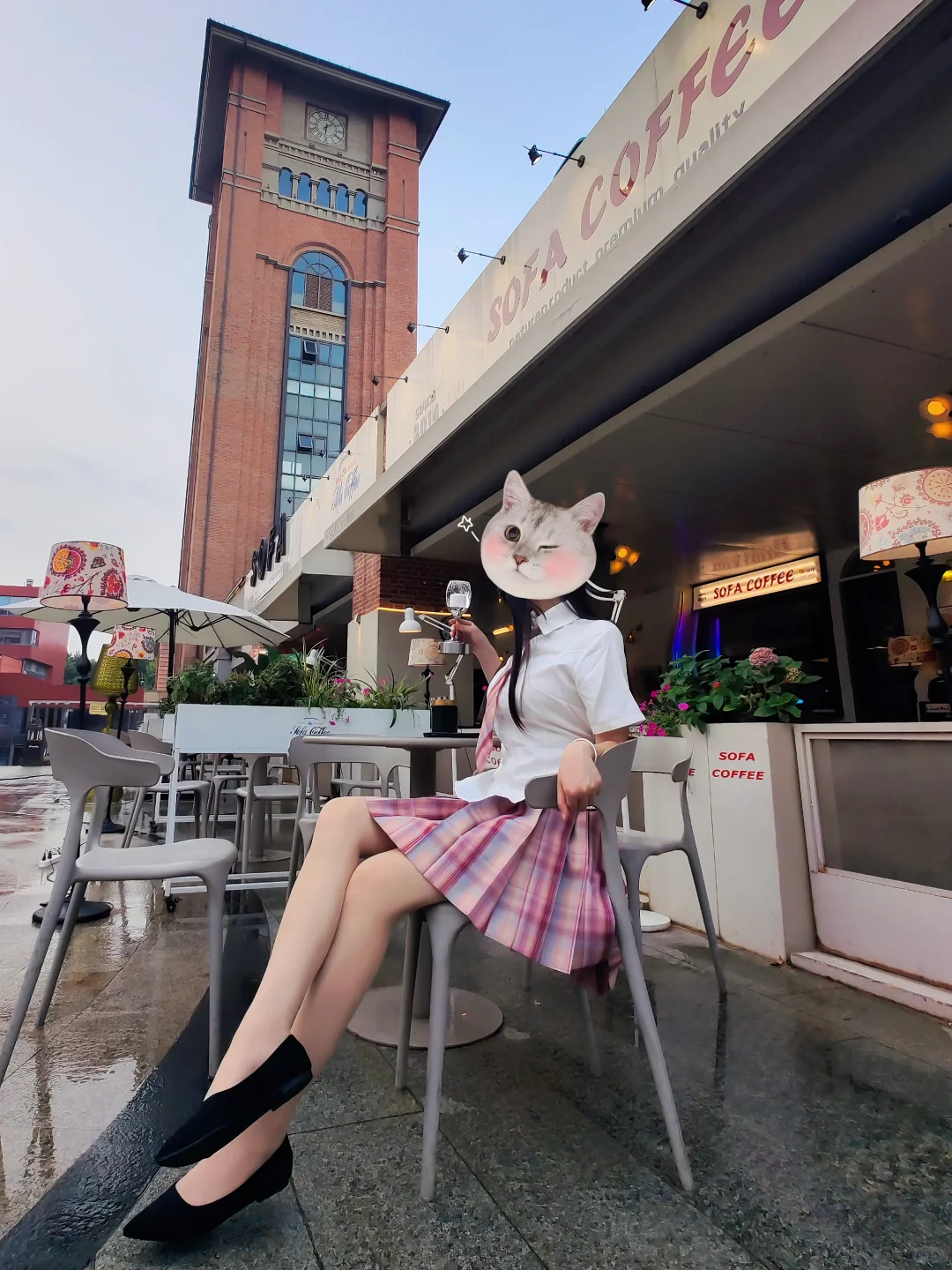 服了，丢了一条丝袜😅😅😅