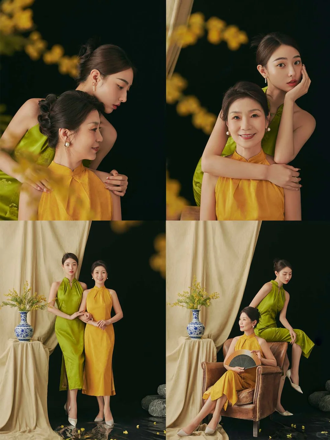 唯愿时光温柔 与你共华发｜新中式母女写真