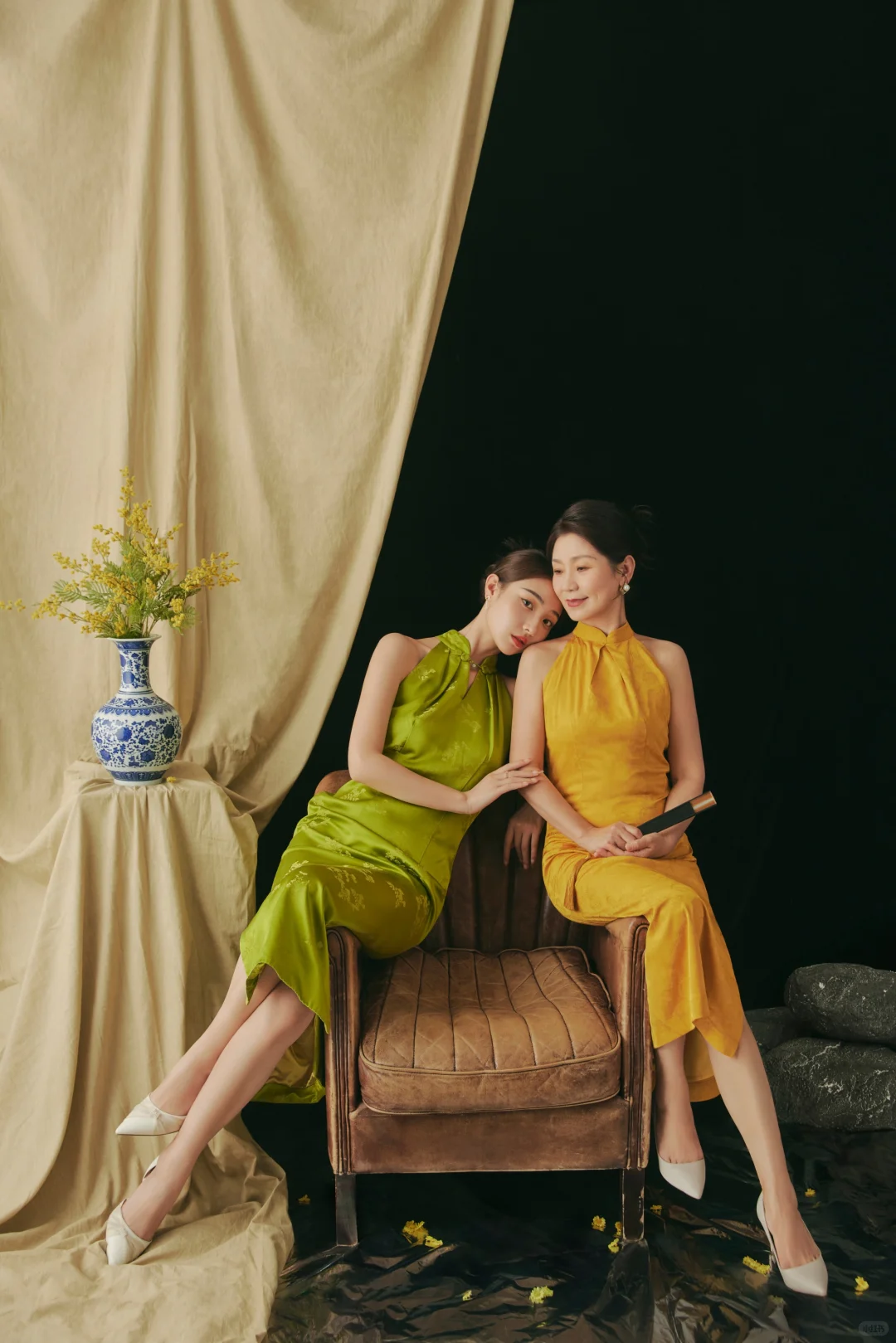 唯愿时光温柔 与你共华发｜新中式母女写真
