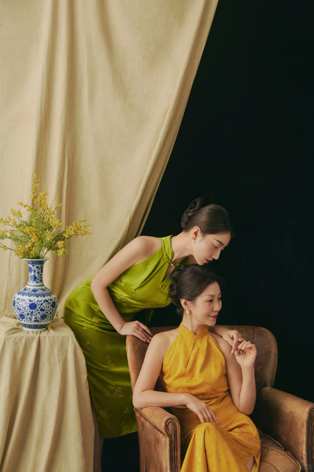 唯愿时光温柔 与你共华发｜新中式母女写真