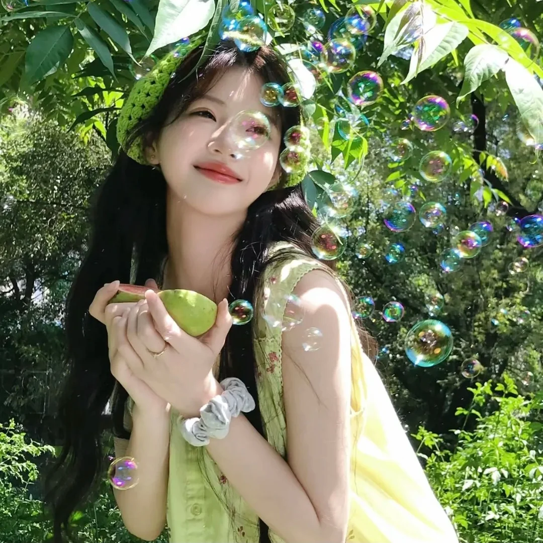 落的🍏绿色系女生头像