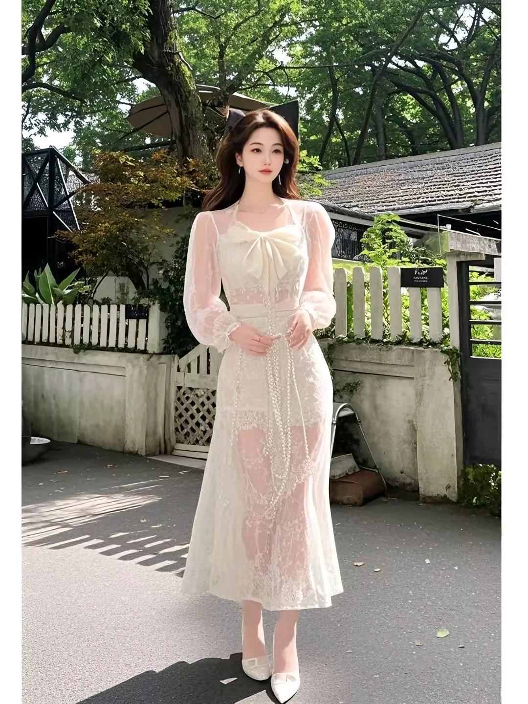 ✨【纯欲风｜蕾丝透视套装】✨