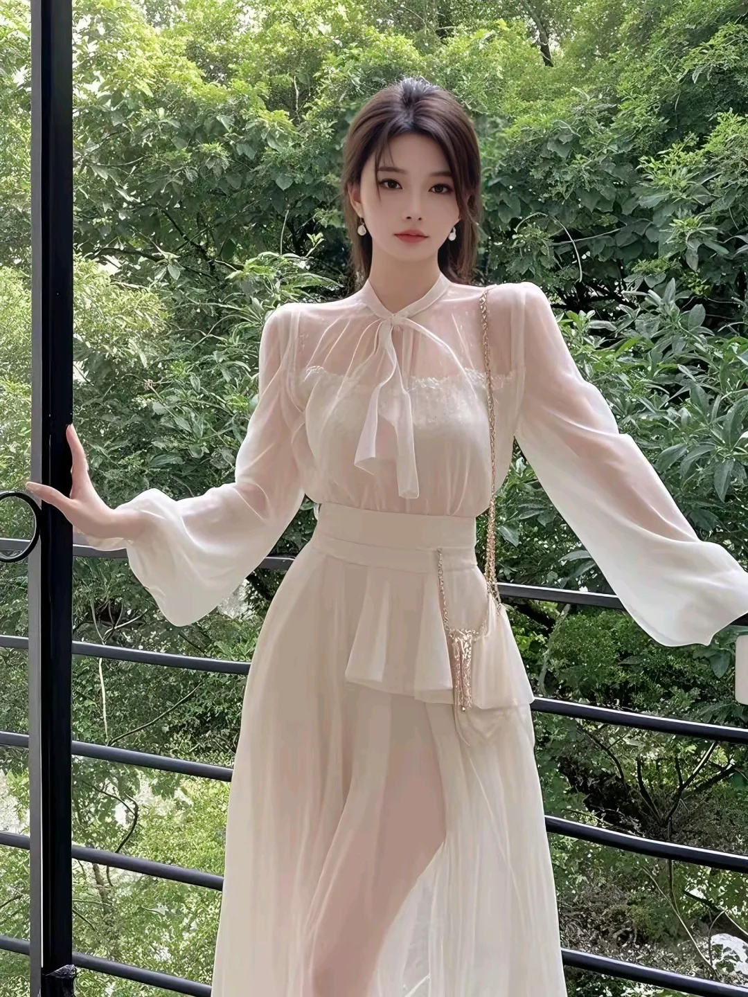 ✨【纯欲风｜蕾丝透视套装】✨