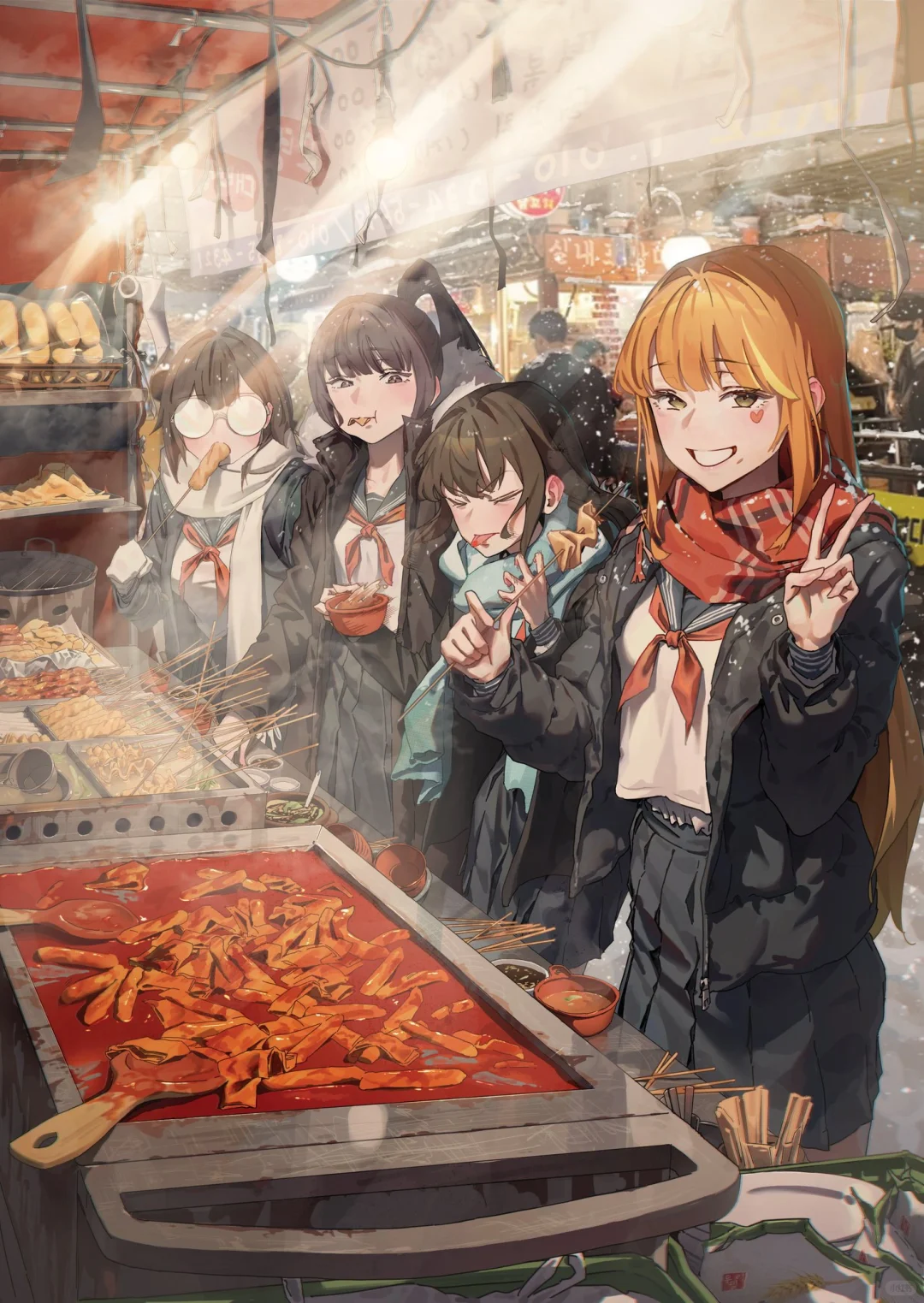 擅长大透视构图的插画师💖🤩‼️
